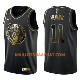Maillot NBA Boston Celtics Kyrie Irving 11 Nike Noir Golden Edition Swingman - Homme